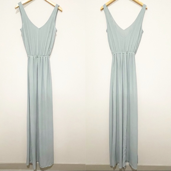 Show Me Your MuMu Dresses & Skirts - Show Me Your Mumu Sage Blue Kendall Maxi Dress XS